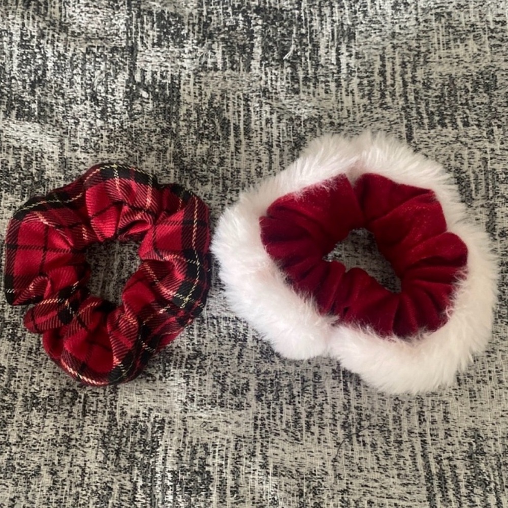Christmas Hair Scrunchie Set